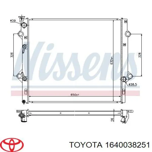 1640038251 Toyota Refrigeración del motor