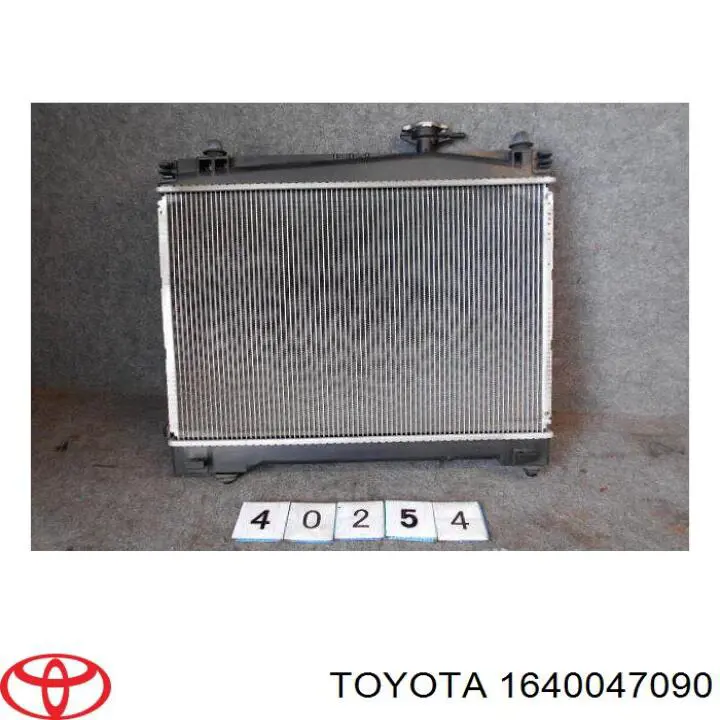 Comprar 1640047090 Toyota Radiador de auto