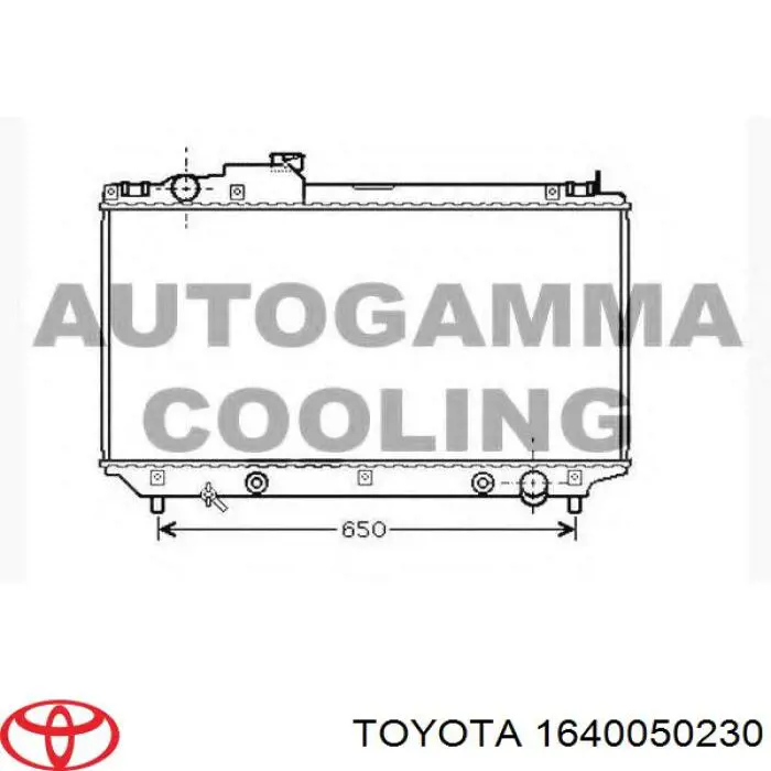 Água radiador Toyota 1640050230 precio, desde 179,37 EUR
