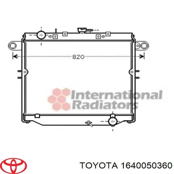 Água radiador Toyota 1640050360 precio, desde 214,79 EUR