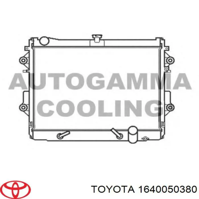 Comprar 1640050380 Toyota Radiador de auto
