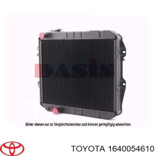 Água radiador Toyota 1640054610 precio, desde 174,12 EUR