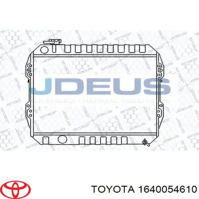 Comprar 1640054610 Toyota Radiador de auto