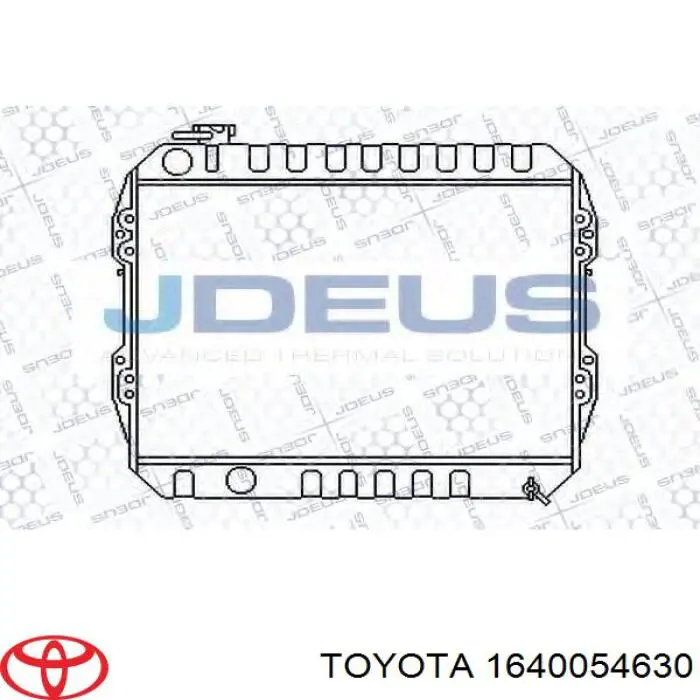 Água radiador Toyota 1640054630 precio, desde 129,30 EUR