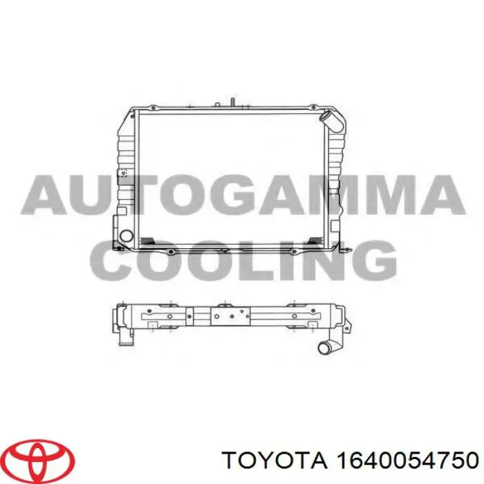 1640054750 Toyota radiador