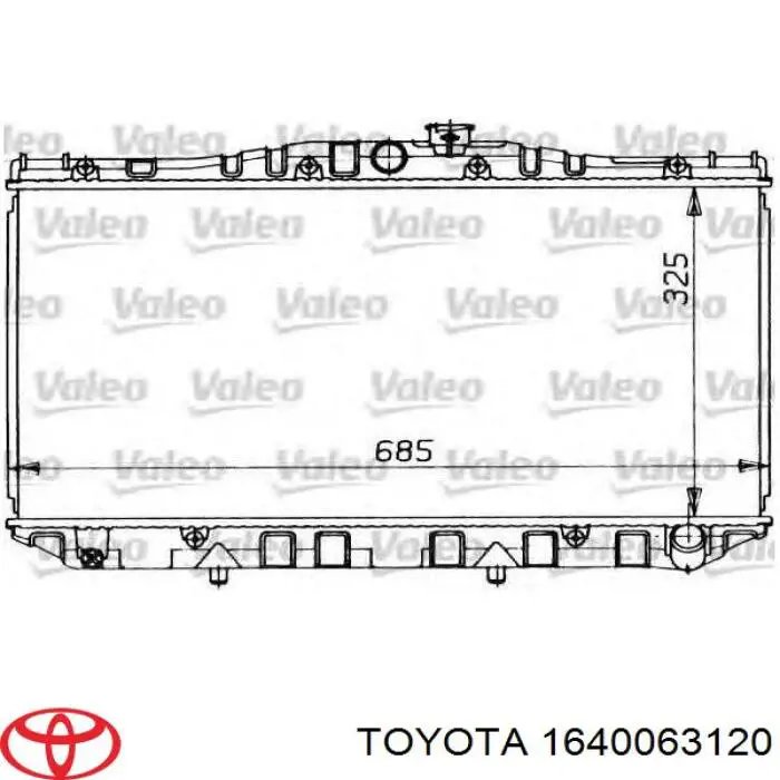 1640063120 Toyota radiador