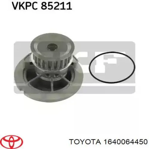  16400-64450 Toyota radiador refrigeración del motor