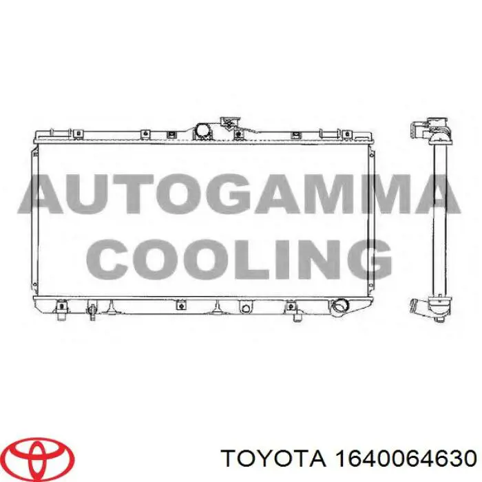 ADT39860 Blue Print radiador