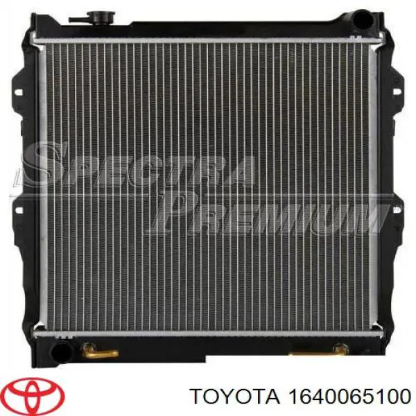 1640065100 Toyota radiador refrigeración del motor