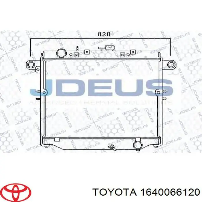 1640066120 Toyota radiador refrigeración del motor