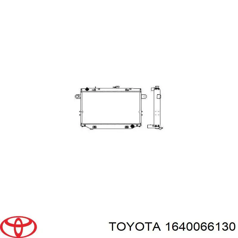 Comprar 1640066130 Toyota Radiador de auto