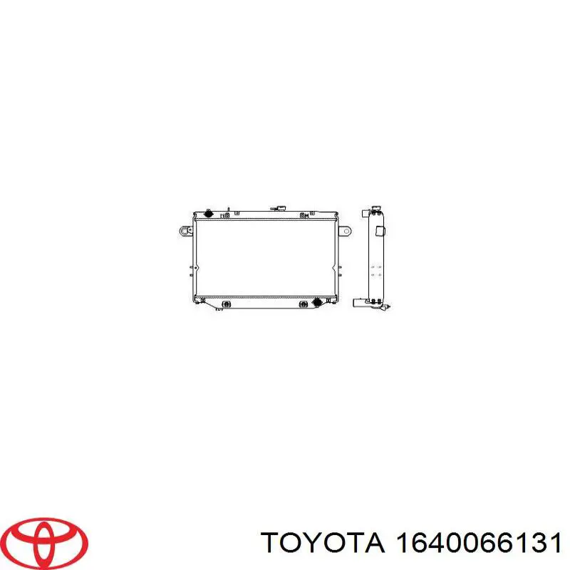 Comprar 1640066131 Toyota Radiador de auto