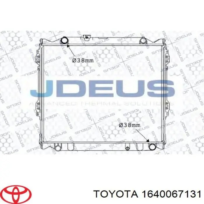 1640067131 Toyota radiador refrigeración del motor