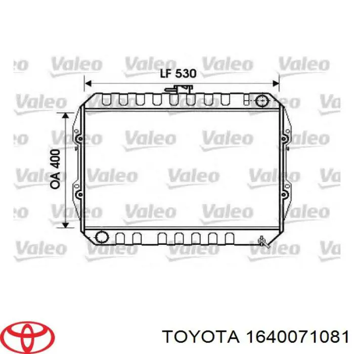 1640035120 Toyota Refrigeración del motor