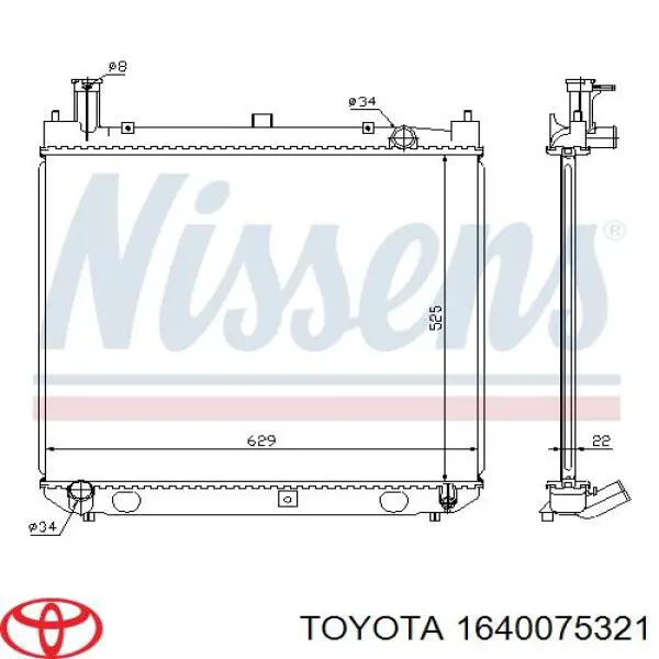 1640075321 Toyota radiador