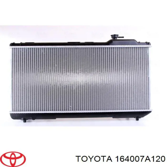 164007A120 Toyota radiador refrigeración del motor