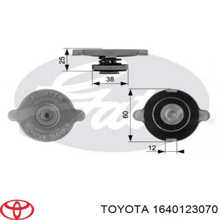 Tapa de radiador Audi 80 82