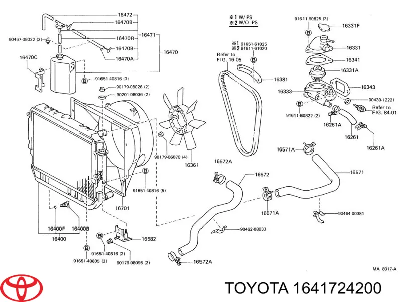 Válvula de drenaje del radiador de refrigeración Toyota 1641724200 precio, desde 9,90 EUR