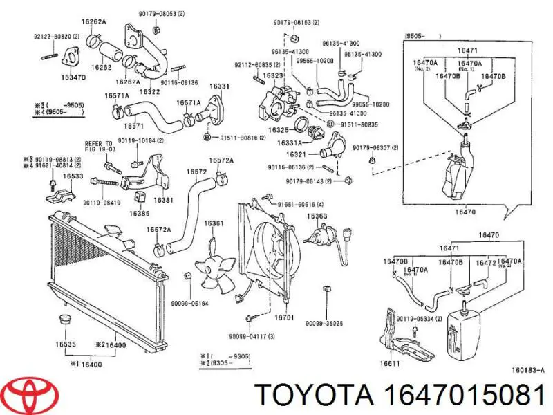 Botella expansion Toyota Corolla liftback (E10) (1992 - 1997) precio, desde 23,94 EUR