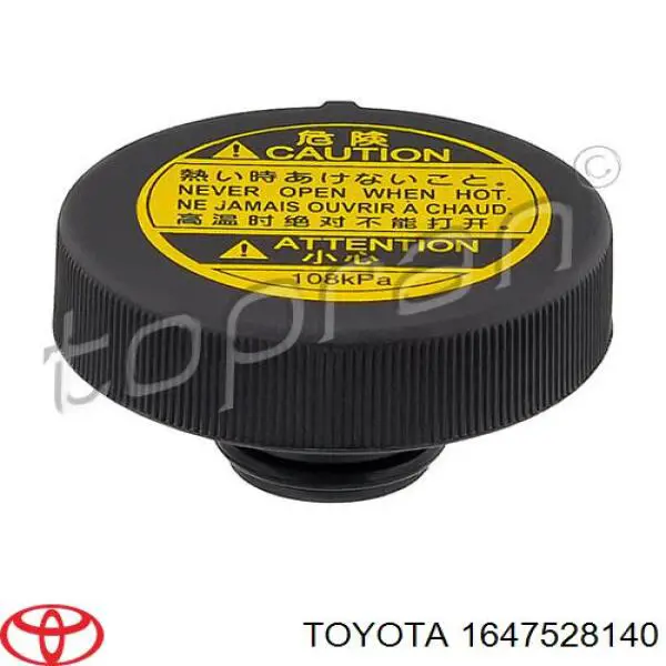 Tapon liquido refrigerante Toyota 1647528140 precio, desde 6,30 EUR