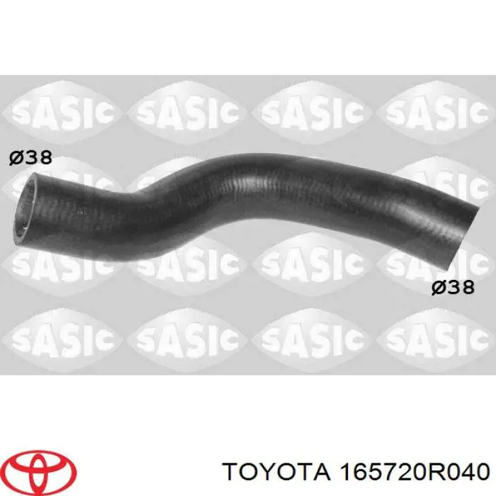 Manguera inferior del radiador Toyota 165720R040 precio, desde 21,91 EUR