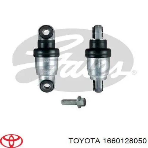 Amortiguador del tensor de la correa de transmisión 1660128050 Toyota