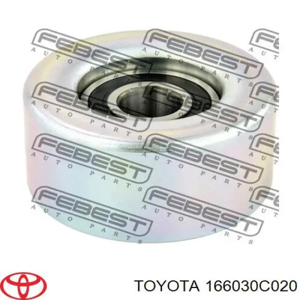 Comprar 166030C020 Toyota Polea tensora, correa poli V