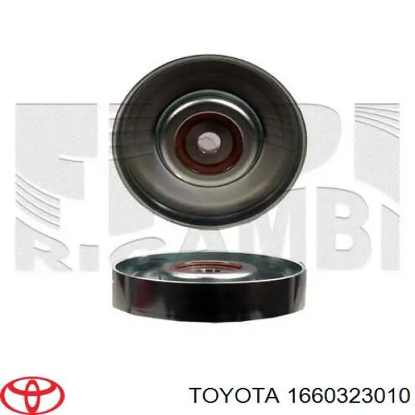 1660323010 Toyota polea inversión / guía, correa poli v