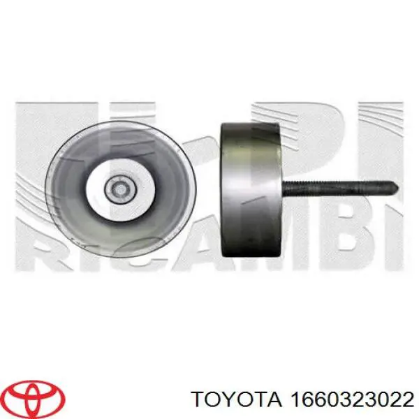 1660323022 Toyota polea inversión / guía, correa poli v