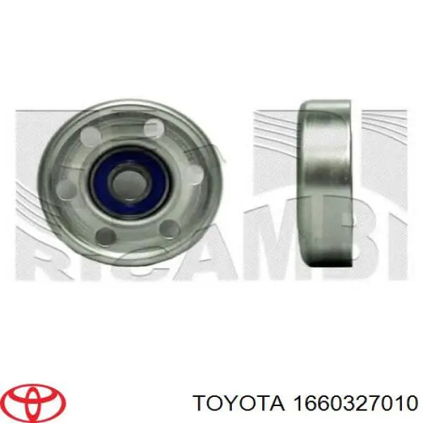 Rodillo tensor correa poli V Toyota 1660327010 precio, desde 16,06 EUR
