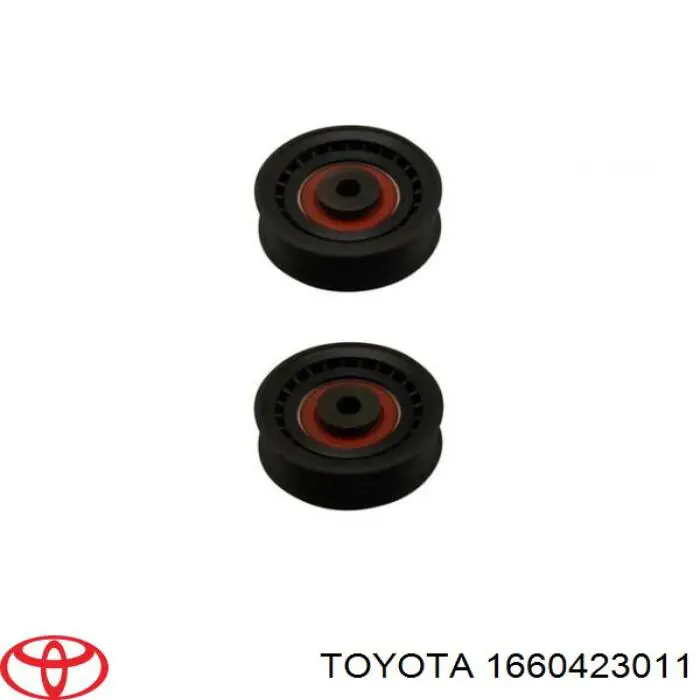 1660423010 Toyota polea inversión / guía, correa poli v