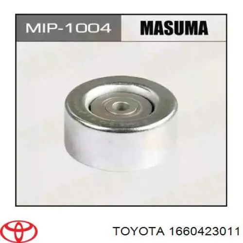 Comprar 1660423011 Toyota Polea inversión/guía, correa poli V