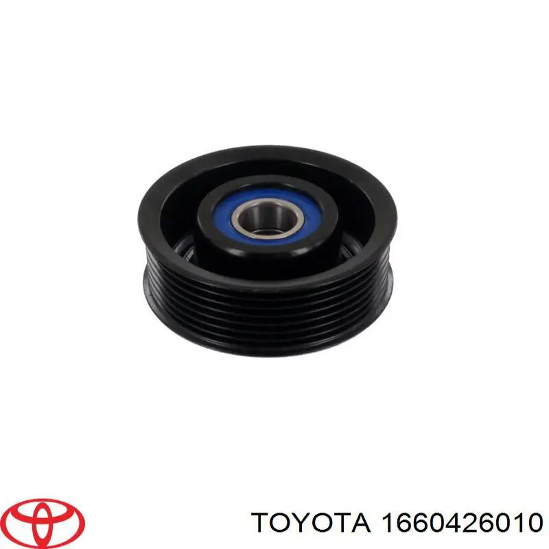 Polea inversión/guía, correa auxiliar servicios Toyota 1660426010 precio, desde 22,25 EUR