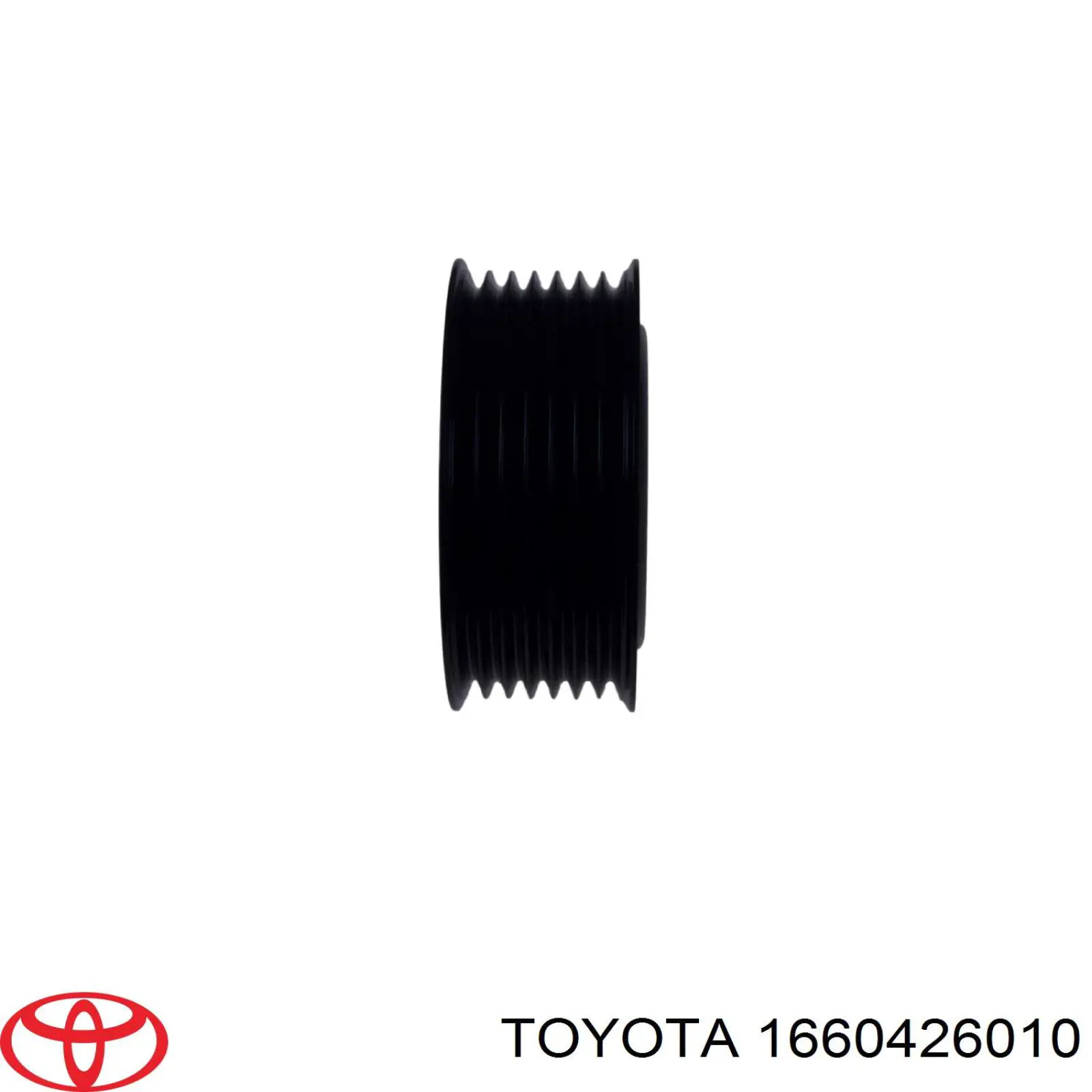 Comprar 1660426010 Toyota Polea inversión/guía, correa poli V