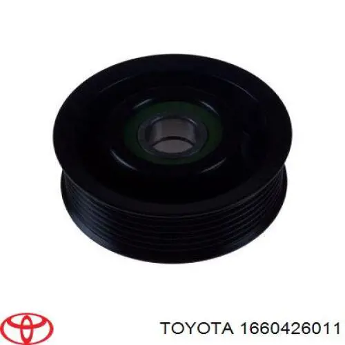Polea inversión/guía, correa auxiliar servicios Toyota 1660426011 precio, desde 22,25 EUR