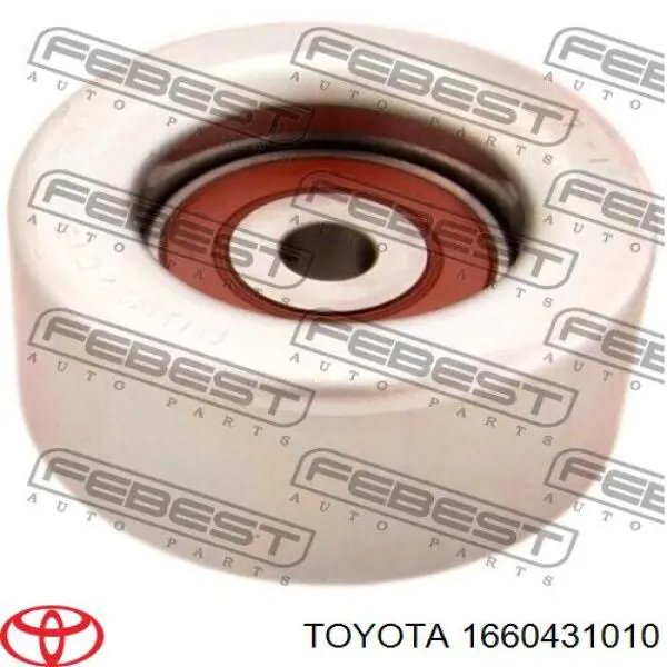 Polea inversión / guía, correa poli V 1660431010 Toyota