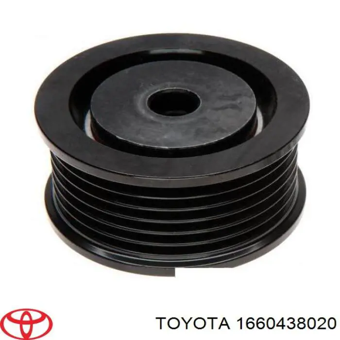 Polea inversión/guía, correa auxiliar servicios Toyota 1660438020 precio, desde 31,43 EUR