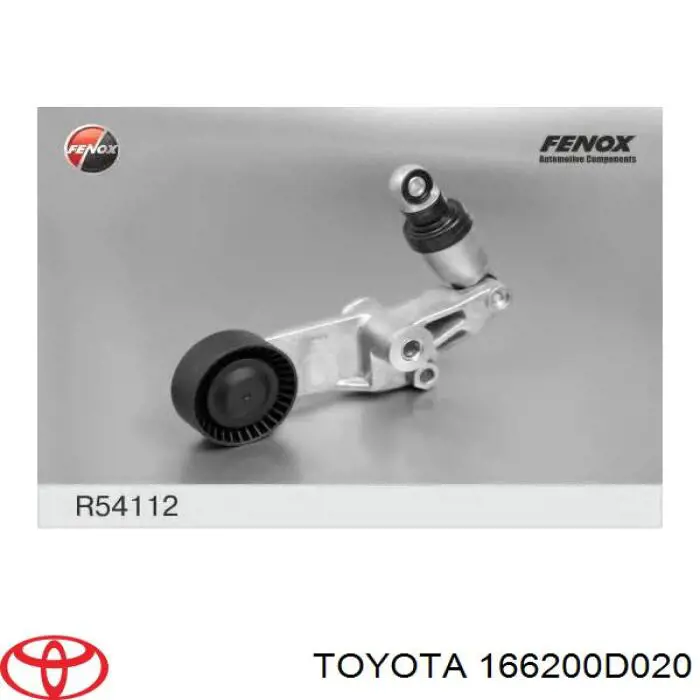 166200D020 Toyota tensor de correa poli v