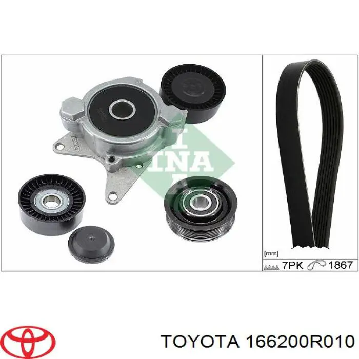 Tensor de la correa trapecial Toyota 166200R010 precio, desde 55,18 EUR