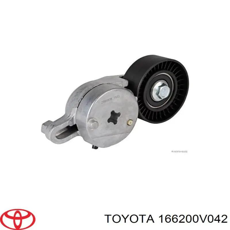 166200V042 Toyota tensor de correa poli v