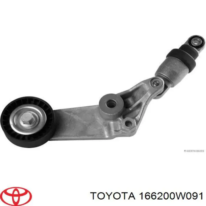166200W091 Toyota tensor de correa poli v