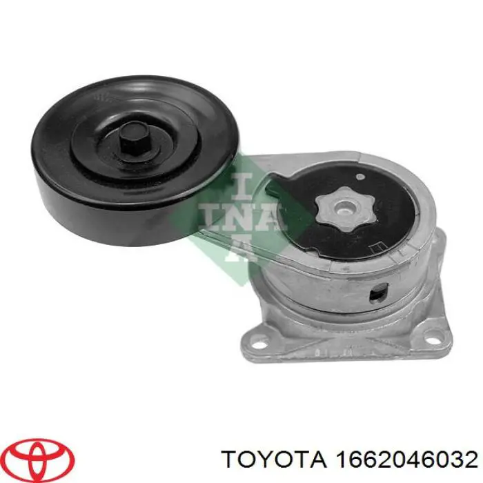 1662046032 Toyota tensor de correa, correa poli v