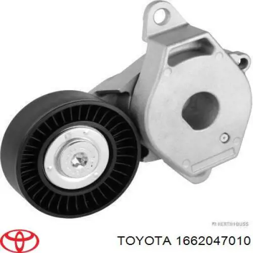 Tensor de correa poli V 1662047010 Toyota