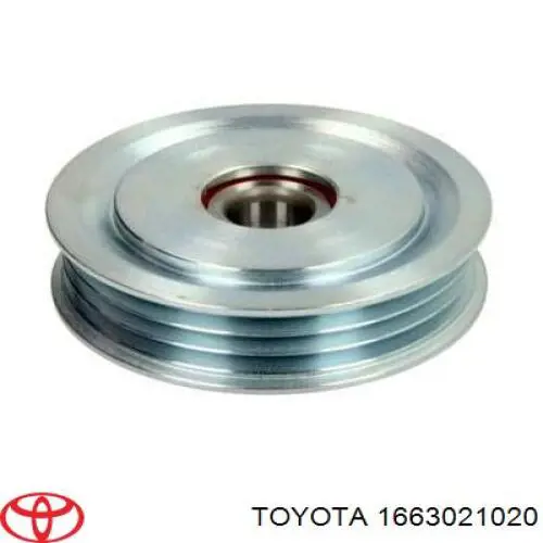 Comprar 1663021020 Toyota Polea tensora, correa poli V