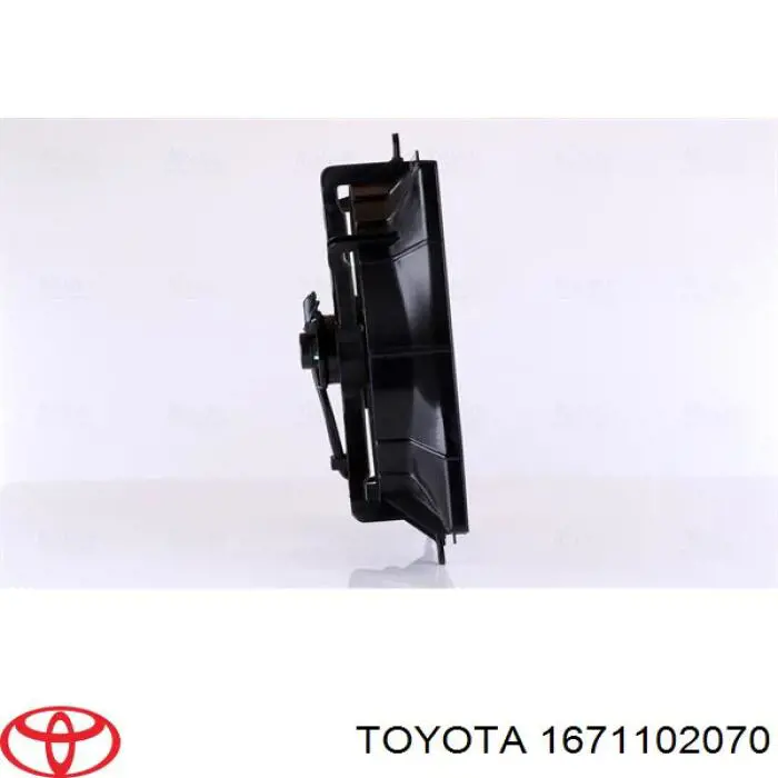 Difusor de radiador, ventilador de refrigeración, condensador del aire acondicionado, completo con motor y rodete Toyota Avensis 1 T22