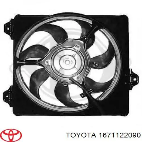 Difusor del radiador del aire acondicionado Toyota 1671122090 precio, desde 69,70 EUR