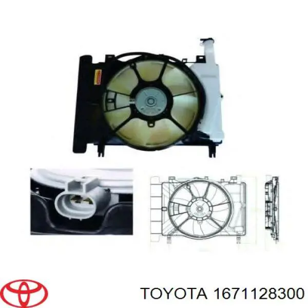 163630H090 Toyota bastidor radiador (armazón)