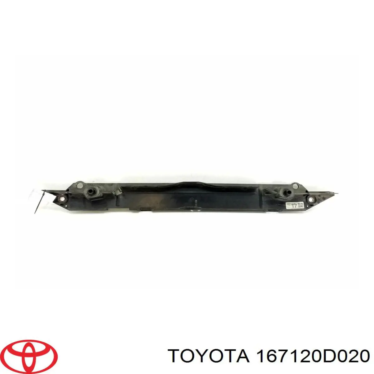 167120D020 Toyota cubierta de soporte para difusor de radiador, superior