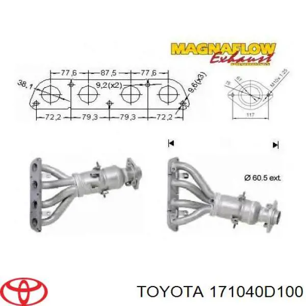 Comprar TY6053T Polcar Colector de escape