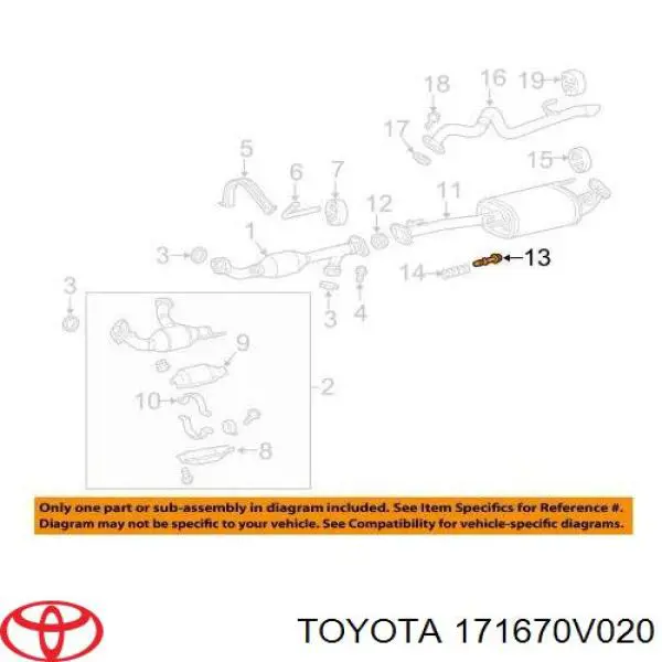 Comprar 171670V020 Toyota 